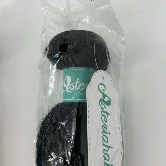 asteria hair NWT 12” weave bundle of two real human hair black - Picture 3 of 8